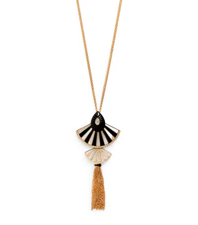 L'atelier Nawbar Yellow Gold, Diamond And Mother-of-pearl Bond Street Statement Necklace