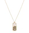 L'atelier Nawbar Yellow Gold, Diamond And Mother-of-pearl Elements Of Love Water Pendant Necklace In Gold