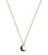 L'atelier Nawbar Yellow Gold, Diamond And Onyx Bloop Moon N*93 Necklace In Gold