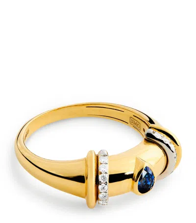 L'atelier Nawbar Yellow Gold, Diamond And Sapphire Lot N*91 Ring