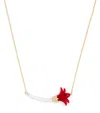 L'atelier Nawbar Yellow Gold, Diamond, Coral And Pearl Psychedeliah Necklace In Gold