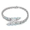 Latelita Women's Blue / Silver Baroness Tennis Bracelet Blue Topaz Silver In Multi
