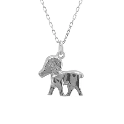 Latelita Women's Zodiac Star Sign Necklace Silver Aries