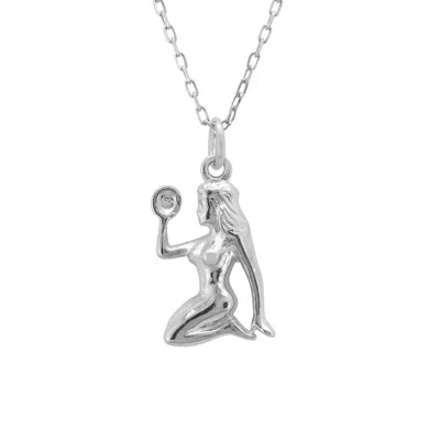 Latelita Women's Zodiac Star Sign Necklace Silver Virgo In Gray