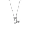 Latelita Women's Zodiac Star Sign Pendant Necklace Silver Capricorn In Silver