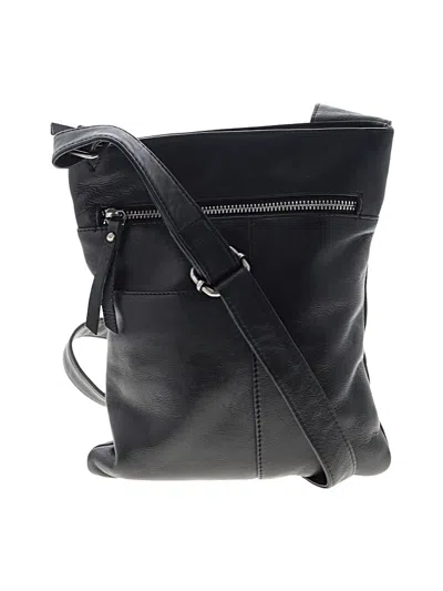 Pre-owned Latico Leather Crossbody Bag In Black