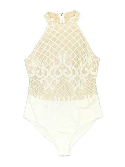 Pre-owned L'atiste By Amy Bodysuit In White
