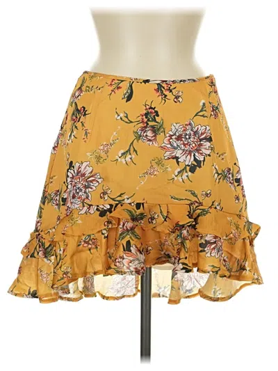 Pre-owned L'atiste By Amy Casual Skirt In Yellow