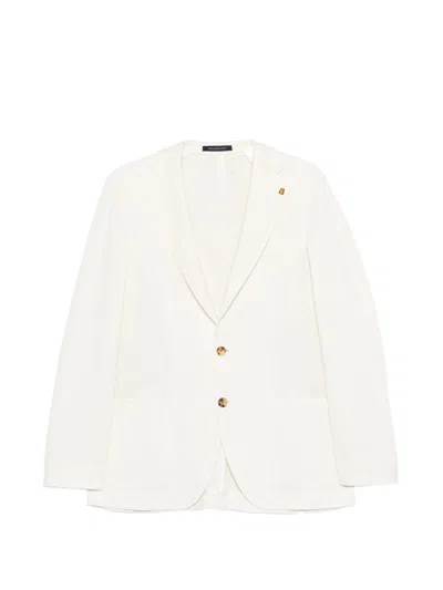 Latorre Textured Tailored Blazer In White