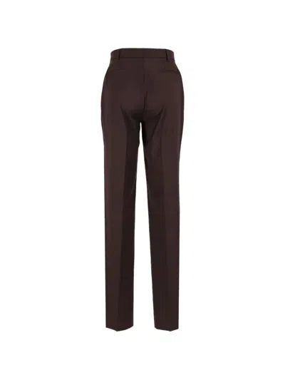 Latorre Double-pleated Wide-leg Trousers In Brown