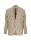 Latorre Lapel-collar Jacket In Brown