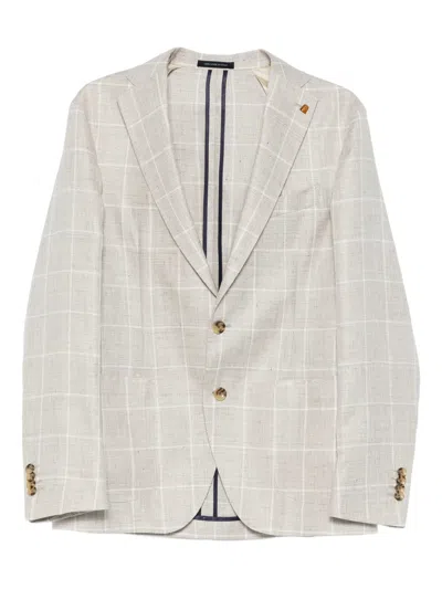 Latorre Linen Wool Jacket In Neutral