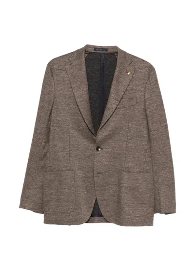 Latorre Patch-pocket Blazer In Brown