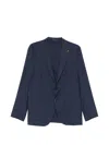 Latorre Stitching Blazer In Blue