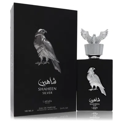 Lattafa 100 ml Pride Shaheen Silver Unisex Eau De Parfum Spray In Black