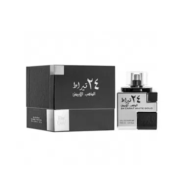 Lattafa 3.4 oz 24 Carat White Gold Eau De Parfum Spray For Unisex In Multi