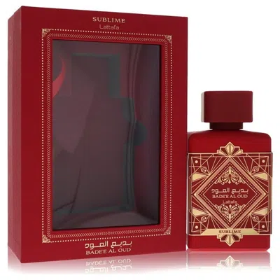 Lattafa 3.4 oz Badee Al Oud Sublime Cologne Eau De Parfum Spray For Men In Multi