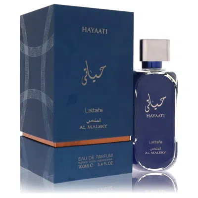 Lattafa 3.4 oz Hayaati Al Maleky Cologne Eau De Parfum Spray For Men In Blue