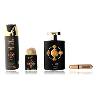 Lattafa Al Qiam By , 3 Piece Gift Set For Unisex In Transparent