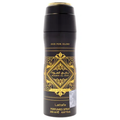 Lattafa Badee Al Oud Collection - Oud For Glory By  For Unisex - 6.67 oz Body Spray In Black