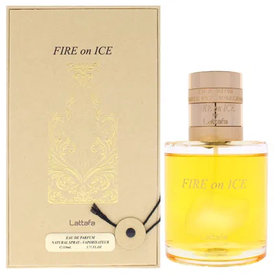 Lattafa Fire On Ice By  For Unisex - 3.7 oz Edp Spray