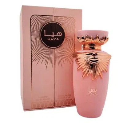 Lattafa Ladies Haya Edp 3.4 oz Fragrances 6291108738504 In White