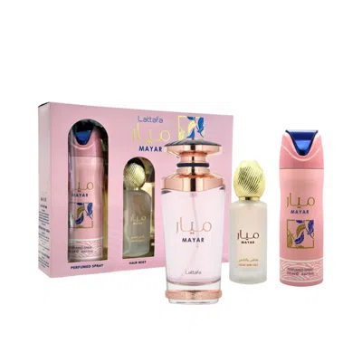 Lattafa Unisex Mayar Gift Set Fragrances 6290362340119 In White