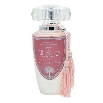 Lattafa Ladies Mohra Silky Rose Edp Spray 3.4 oz Fragrances 6291108735572 In Ink / Pink / Rose