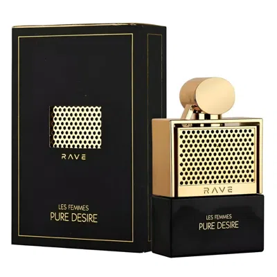 Lattafa Ladies Rave Pure Desire Gold Edp Spray 3.4 oz Fragrances 6201106069211