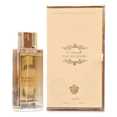 Lattafa Ladies The Kingdom Edp Spray 3.4 oz Fragrances 6290360598352 In White