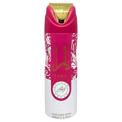 Lattafa Ladies Yara Candy Body Spray 6.7 oz Fragrances 6290362341345 In Pink