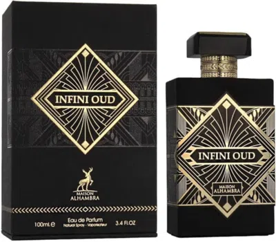Lattafa Maison Alhambra Infini Oud Eau De Parfum  3.4 oz In Multi