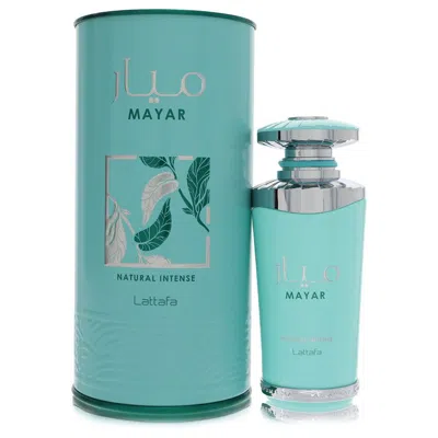 Lattafa Mayar Intense Eau De Parfum Spray 3.4 oz In Transparent