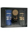 Lattafa Men's 3.4oz Asad 2pc Set