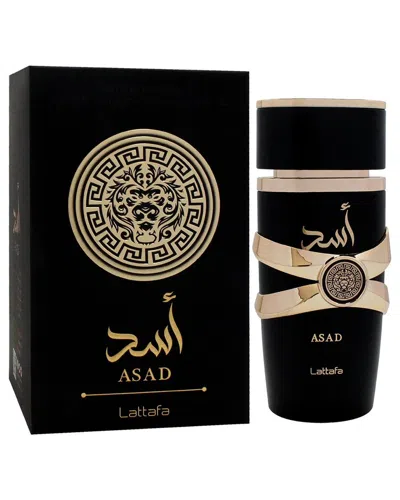Lattafa Men's 3.4oz Asad Edp Spray In Transparent