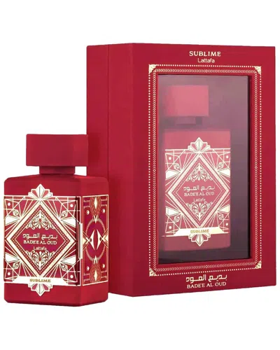 Lattafa Men's 3.4oz Bade'e Al Oud Sublime Edp Spray