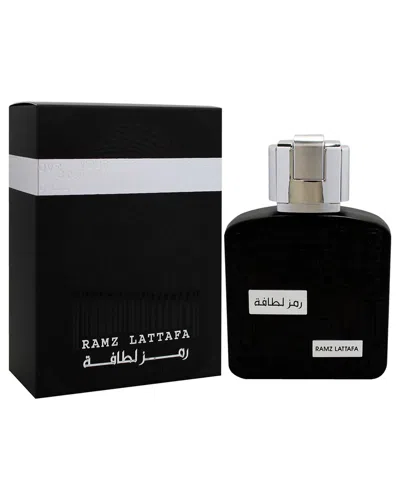 Lattafa Men's 3.4oz Ramz Silver Edp Spray