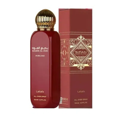 Lattafa Men's Bade'e Al Oud Sublime Body Spray 5.0 oz Fragrances 6290362345046