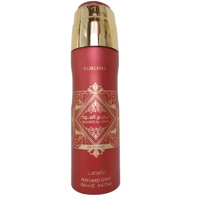 Lattafa Men's Bade'e Al Oud Sublime Body Spray 6.7 oz Fragrances 6290360597973
