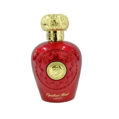 Lattafa Men's Opulent Red Edp 3.4 oz Fragrances 6291108737095 In Red   /   Red. / Pink