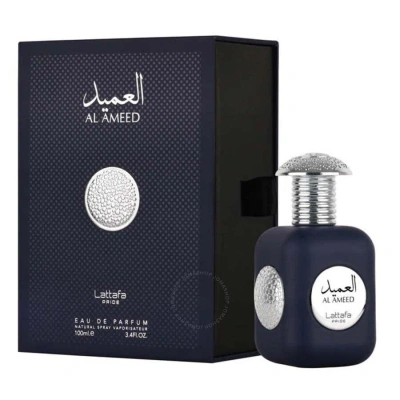 Lattafa Men's Pride Al Ameed Edp 3.4 oz Fragrances 6291108738252 In Silver