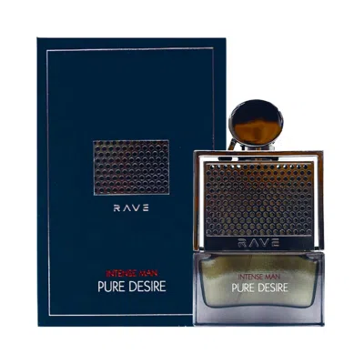 Lattafa Men's Rave Pure Desire Intense Edp Spray 3.4 oz Fragrances 6290360590080