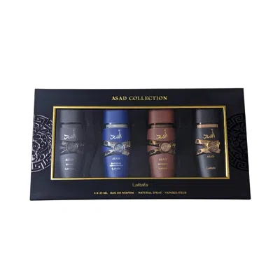 Lattafa Mini Set  4x25ml Gift Set Fragrances 6298043160186 In Transparent