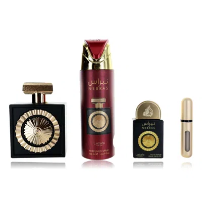 Lattafa Nebras By , 3 Piece Gift Set For Unisex In Multi
