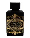 Lattafa Perfumes Men's 3.4oz Edp Badee Al Oud For Glory Edp