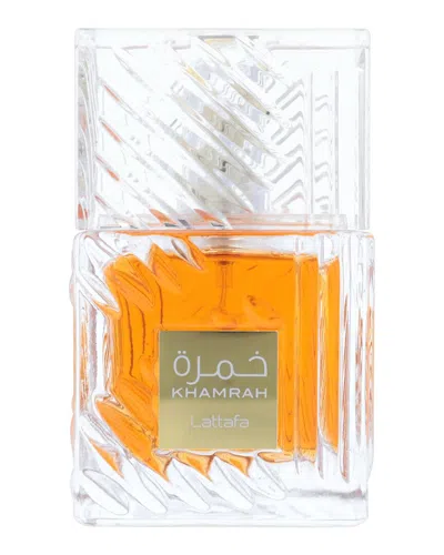Lattafa Perfumes Men's 3.4oz Edp Khamrah Edp