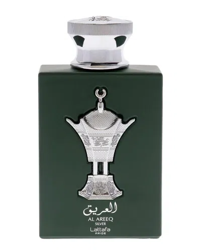 Lattafa Perfumes Men's 3.4oz Edp Pride Al Areeq Silver Edp