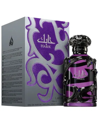 Lattafa Perfumes Men's 3.4oz Habik Edp Spray In Transparent