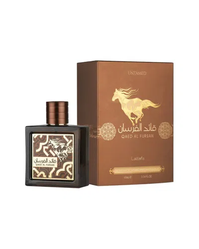 Lattafa Perfumes Unisex 3.04oz Qaed Al Fursan Untamed Edp Spray In Transparent
