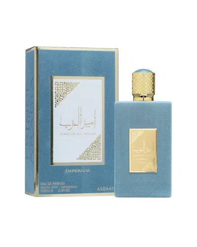 Lattafa Perfumes Unisex 3.4oz Asdaaf Ameer Al Arab Imperium Edp Spray In Blue